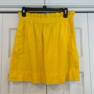 J. Crew city skirt yellow size 4